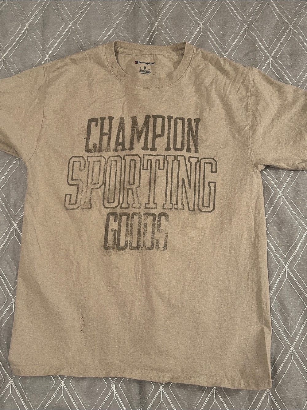 Champion Tan Short-Sleeve Graphic Tee